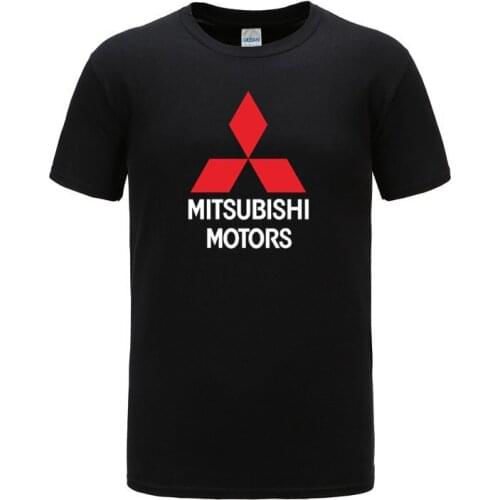 2021 Mens Short sleeve S-2XL Mitsubishi Car Logo Summer Mens t Shirt Harajuku T-Shirt cotton T Shirts