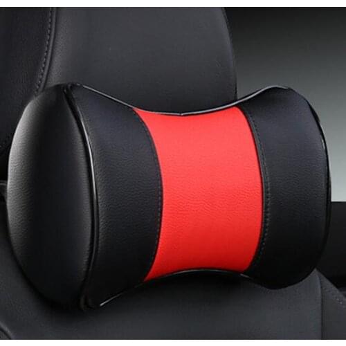 3D Space Memory Foam Car Neck Heart Pillow Head Restraint in The Car Headrest Pillow Automobile Auto Neck Pillow Leather