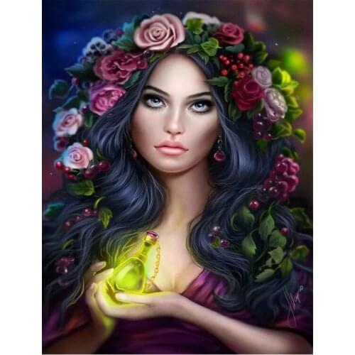 Fantasy wish fairy Full Square 5D DIY diamond painting personalized Diamond Embroidery,Cross Stitch,Mosaic,stickers,home decor