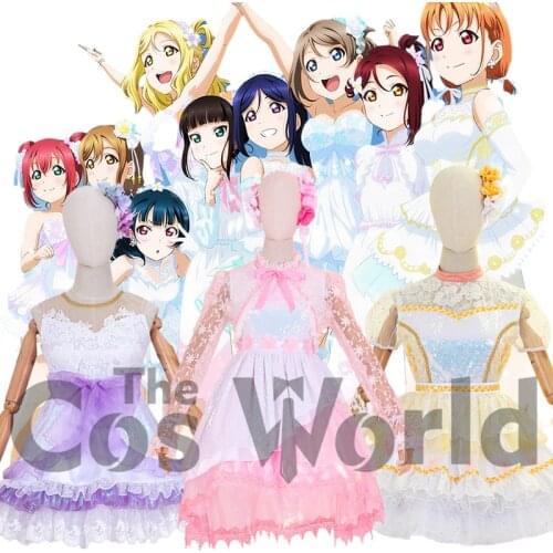 Love Live Sunshine Aqours 4th Thank You FRIENDS 9 Characters Takami Chika Sakurauchi Riko Ruby Yoshiko Anime Cosplay Costumes