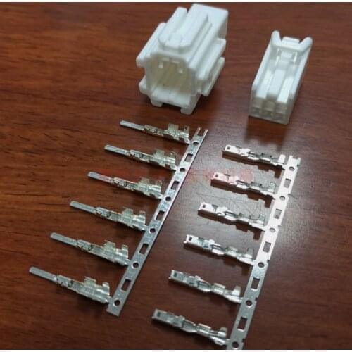 For Honda 10th Civic welcome pedal male female plug connector terminal extension cable wire line 2X3 6PIN original housing