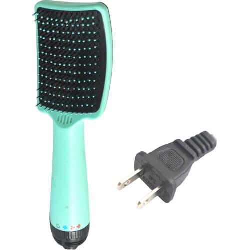 Hot Air Hair Dryer Brush and for Straightening Hair Straightener One Step 110V US Plug