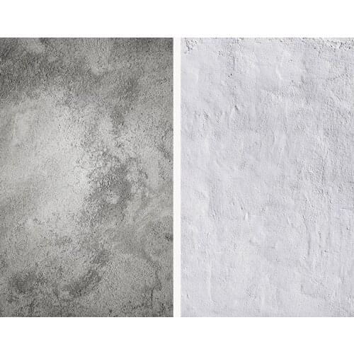 White Wall Photo Studio Backgrounds 57x87cm 2sides PVC Cover Waterproof Paper Backdrops Wood Marble Wall Printing