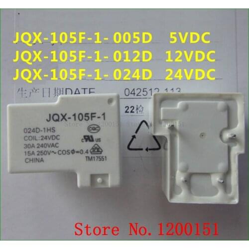 JQX-105F-1 JQX-105F-1-005D JQX-105F-1-012D JQX-105F-1-024D relay DIP-4