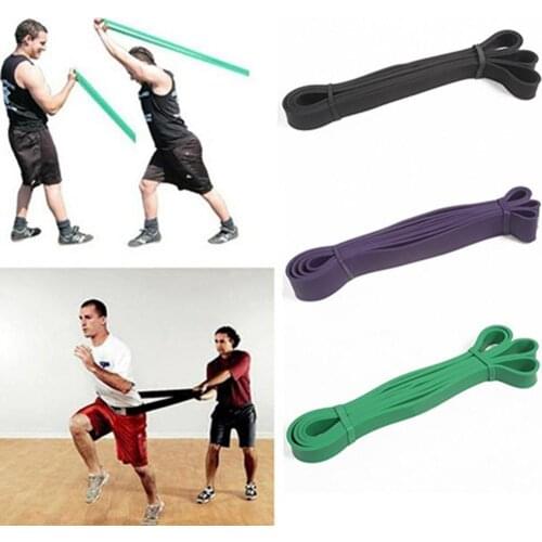 Resistance Band Exercise Elastic Natural late Workout Ruber Loop Strength Pilates Fitness Equipment Training Expander Unisex