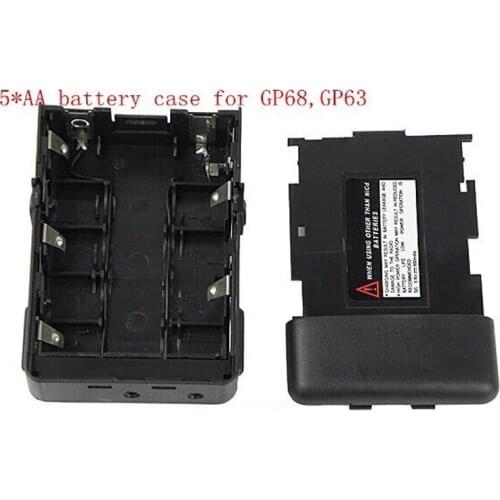 PMNN4001C 5*AA battery case box for motorola GP68/GP63 walkie talkie two way radio