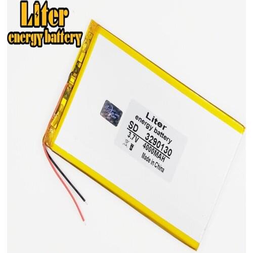 Best battery brand 3.7 V lithium polymer battery 4000 mah 3290130super capacity suitable for tablet battery