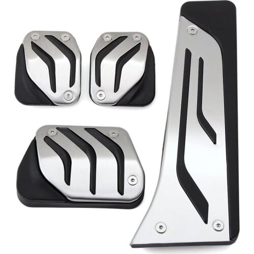 Stainless Steel Foot Pedals Rest for BMW X3 X4 X5 X6 1/2/3/5/6/7 M3 E39 E46 E87 E90 E91 E92 Z4 F30 F20 Car Styling