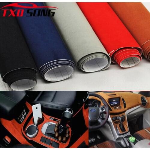 Premium Velvet Vinyl Sticker for car interior decoration With air free bubbles Velvet Car Sticker Car velvet Vinyl Film