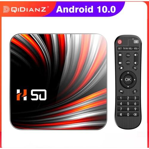 H50 TV BOX Smart TV Box Android 10.0 RK3318 3D 4K 1080P 2G 4G RAM 16G 32G 64G Storage Memory Set Top Box