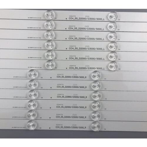 LED backlight strip 11 lamp for 55CE2810H 55CE2210M LB55061 55D3000/D2000 55N1 55D3700I LED55D2000i SVJ550AD6 C550F15-E6-H