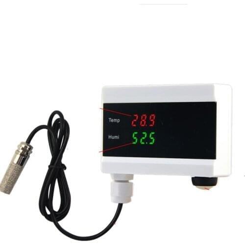 WIFI Temperature Thermometer Humidity Hygrometer Detector Alarm Sensor