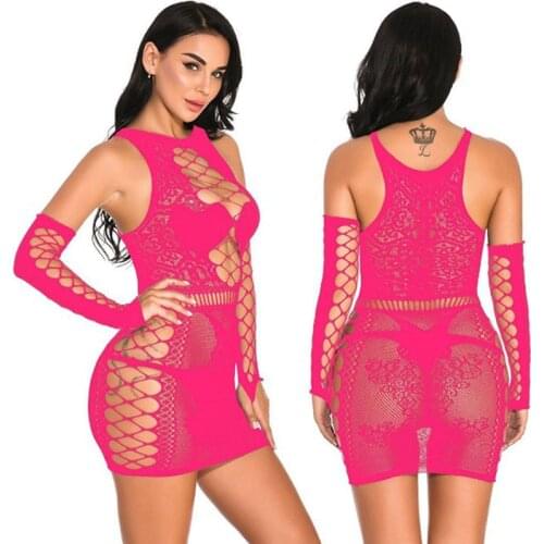 Plus Size Sexy Lingerie Erotic Babydoll Underwear Womens Nightdress Sleepwear