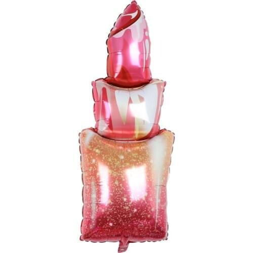 1pcs 120x40cm Jumbo Lipstick Shape Balloons wedding Bridal Shower Valentines Day Spa Party Supplies Marriage Decorations Globos