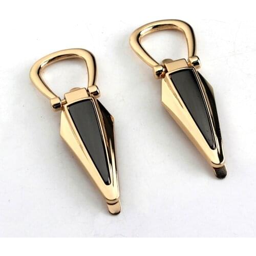 2pcs Metal Bag Side Anchor Gusset Fashion Durable Hang Buckles Bag Side Edge Anchor Link Hardware for Craft Bag Purse Strap DIY