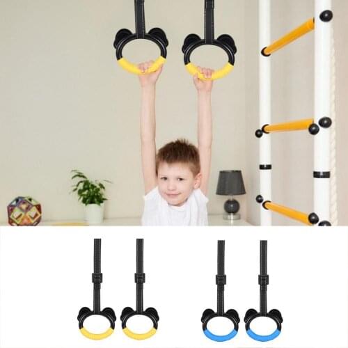 2021 Gymnastiek Ringen Voor Kinderen Gym Ring Met Verstelbare Bandjes Gespen Indoor Fitness Thuis Speeltuin Gym Pull-Up