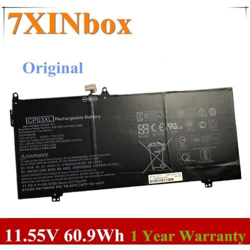 7XINbox 11.55V 60.9Wh 5011mAh CP03XL HSTNN-LB8E Original Laptop Battery For HP TPN-Q195 TPN-Q199 929066-421 929072-855