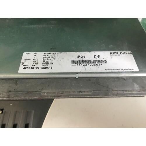 ACS510-01-060A-4 30KW 380V inverter Good appearance , 90% new ,90 days warranty , in stock free shipping