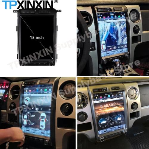 Carplay Tesla 128G Radio 2 Din Stereo With Screen Bluetooth Android For Ford F150 2009 2010 2011 2012 GPS Player Audio Head Unit