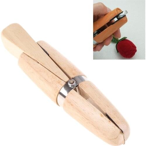 Wood Ring Clamp Jewelers Holder Jewelry Making Hand Tool Benchwork Professional wood tweezers Drop Ship