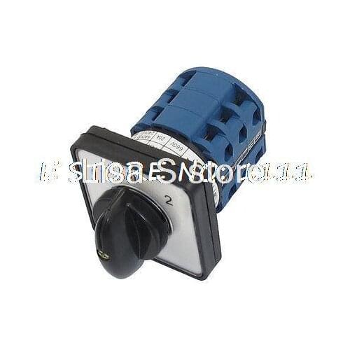 Electric 3 Position 12 Terminals Rotary Cam Changeover Switch 660V 20A