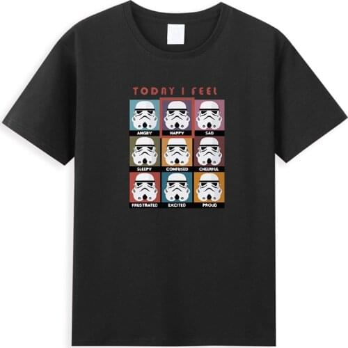 Fashion Disney Star Wars Graphic T shirts Imperial Stormtrooper Print T shirt Casual Funny Men Tees 2021 Summer Cotton T-shirt