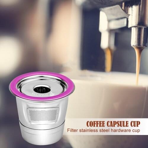 Stainless Steel Coffee Capsule Cup Reusable K Cup for Keurig 2.0/1.0 Mini Plus Coffee Filter Accessories