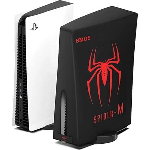 LIENG PS5 PS4 Slim And Pro Cool Waterproof Optical Drive Version Digital Edition Spider Host Dust Cover Skull Playstation 5
