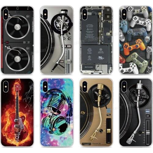Tpu Soft DJ Turntables Phone Case For iPhones SE 2020 SE2 SE 2 XR X XS 11 Pro MAX 6 6S 7 8 9 Plus For iPod Touch 7 6 5 Cover