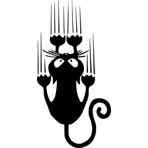 Cartoon cat car personalized stickers butterfly interesting modeling creative cat car supplies detachable decoration auto parts