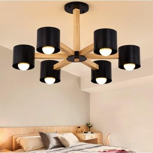 Industrial Iron Ceiling Light Living Room Lighting Nordic 220V E27 LED Lamp