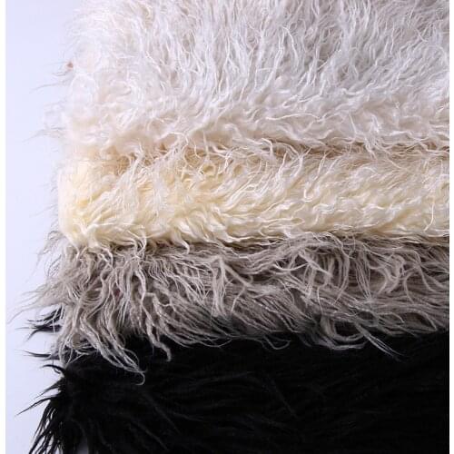 Radish silk plush home textile fabric plush fluffy clothing flannel fabric 1Meter