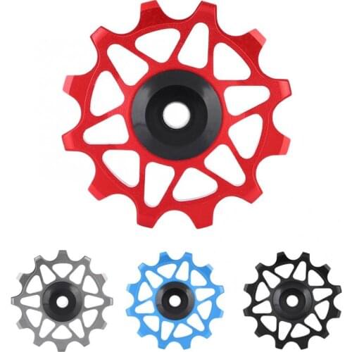 Pulley Lightweight 12T Mountain Bike Bicycle Rear Derailleur Pulley Guide Wheel Alloy Bike Rear Derailleur Pulley