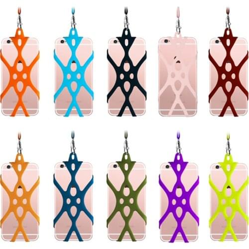 New 4.7-6.5 Inch Silicone Necklace Mobile Phone Case With Lanyard Neck Strap Rope Cord For IPhone 6 7 8 Plus X XS XR 11pro Max