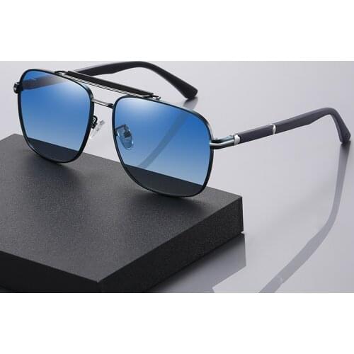 JackJad Classic Vintage Square Pilot Metal Style Polarized Sunglasses Men Driving Spring Hinge Brand Design Sun Glasses 6320