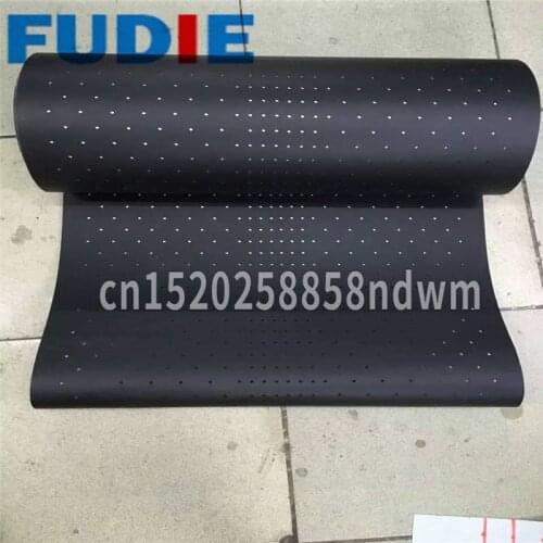 Dark green PVC Conveyor belt with hole