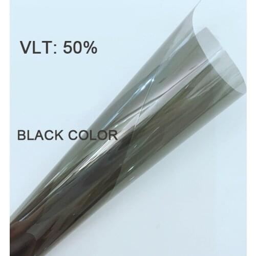 50cmX300cm UV rejection heat insulation IR100% VLT50% nano ceramic car window film