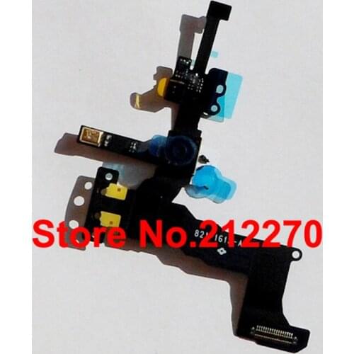 YUYOND 100pcs/lot New Proximity Sensor Light Motion Flex Cable With Front Face Camera For iPhone 5S Free DHL EMS