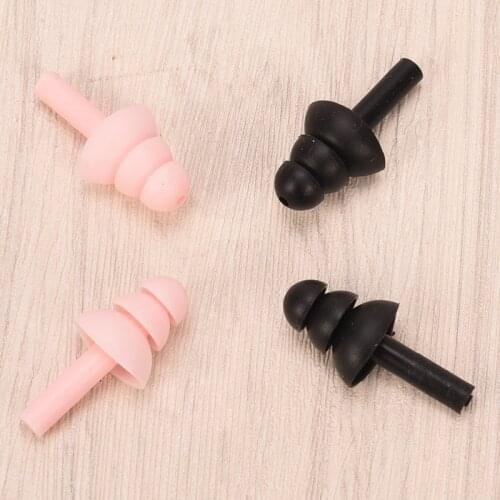 1 Pair Silicone Ear Plugs Anti Noise Snore Earplugs Comfortable For Study Sleep