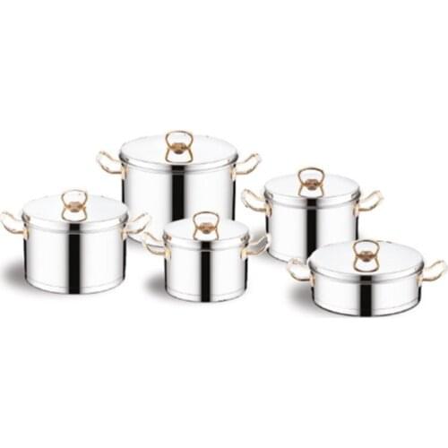 Sahara Gold Pot Pad 10 Piece luxury cookware 2022 set pattern pots set