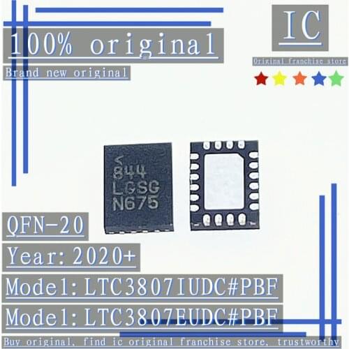 2021+100% Brand new original 1PCS LTC3807HUDC QFN-20 LTC3807EUDC LTC3807IUDC Screen printing LGSG temperature control chip IC