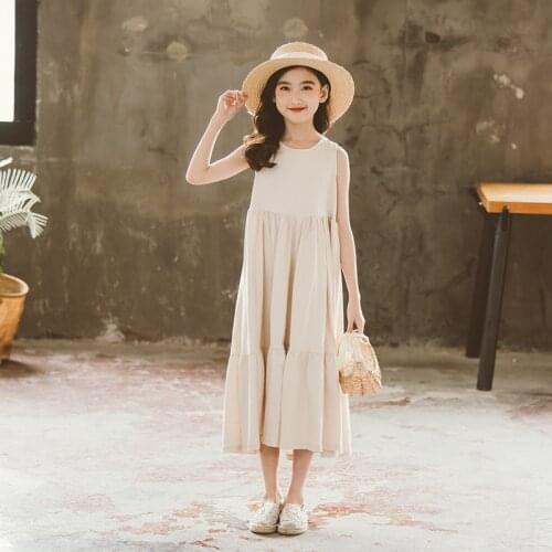 2021 Summer Dress Elegant Girl Long Princess Dresses Childrens Clothing Mother Daughter Dress Family Matching 6 8 10 12 14 16Y