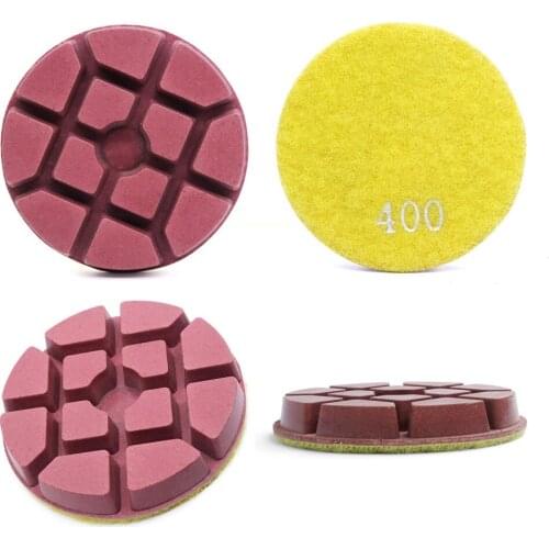 3 Inch 75mm Diamond Polishing Pads Resin Bond Concrete Sanding Discs For Repairing Concrete Floor 1 Piece