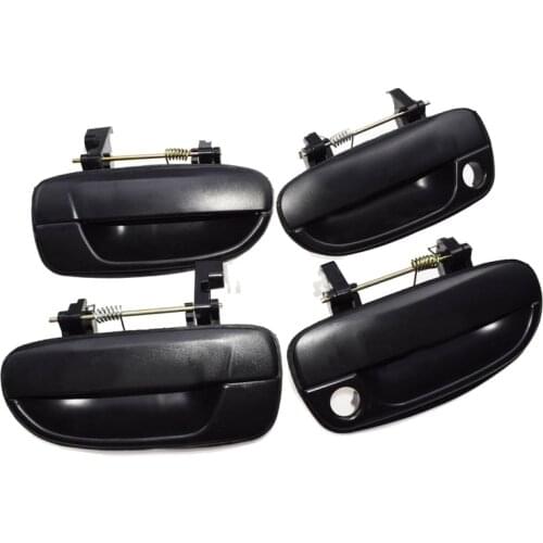 4PCS(Front Rear Left Right)Outer Outside Exterior Door Handle Black for Hyundai Accent 2000-2005 New