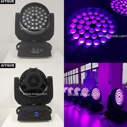 6lot Disco party decorations dxm lighting control led wash zoom 36x18w moving head uv 6in1 36pcs moving head wash zoom