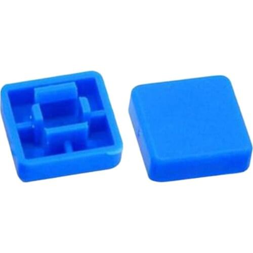 60pcs square button cap switch caps for 12*12*7.3mm switches multi color cover wholesale price