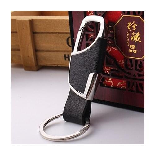 Car-Styling Metal Key Ring Cowhide KeyChain For Chery Tiggo Fulwin A1 A3 QQ E3 E5 G5 V7 EMGRAND EC7 EC7-RV EC8