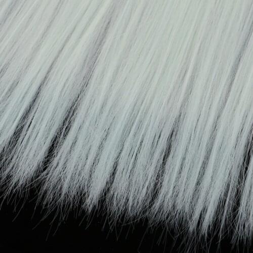 For 1/3 1/4 1/6 Doll Wig High-temperature Wire Straight Hair White