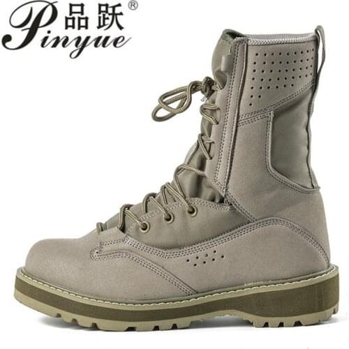 Professional Military Boots For Men Special Force Leather Army Green Combat Boots Mens Outdoor Army Ankle Boots