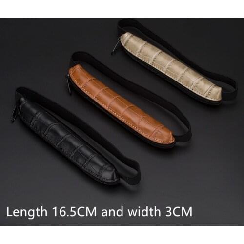 1pcs/set PU Leather Fountain Pen Pouch Case Pen Bag Pack ONE pens for Gift Pen Bag For Roller Ball